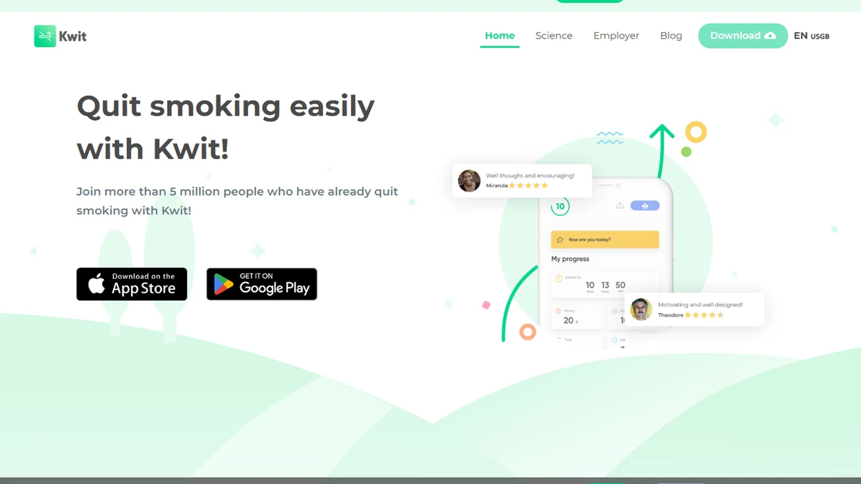 Kwit interface screenshot