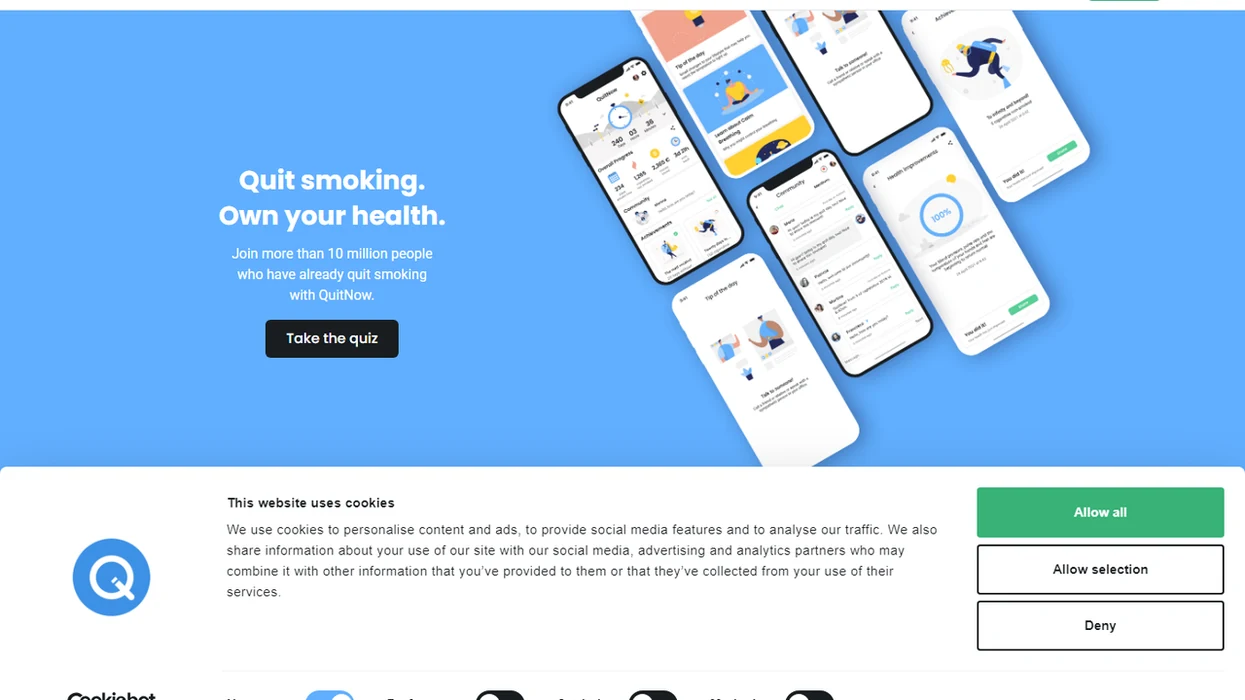 QuitNow interface screenshot